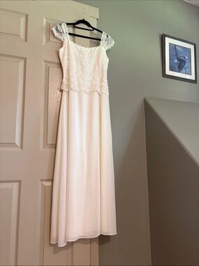 Scott McClintock Millennium 2000 Collection White Lace Bridal Gown Dress | 8